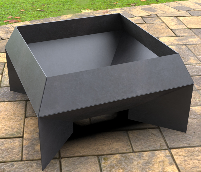 Square Firepit New @ CNC Basix